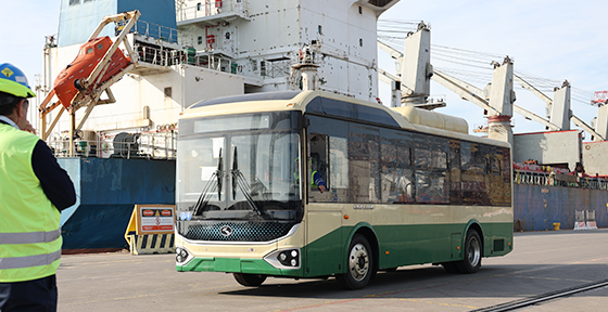 Transporte público del Gran Valparaíso recibe sus primeros 44 buses eléctricos